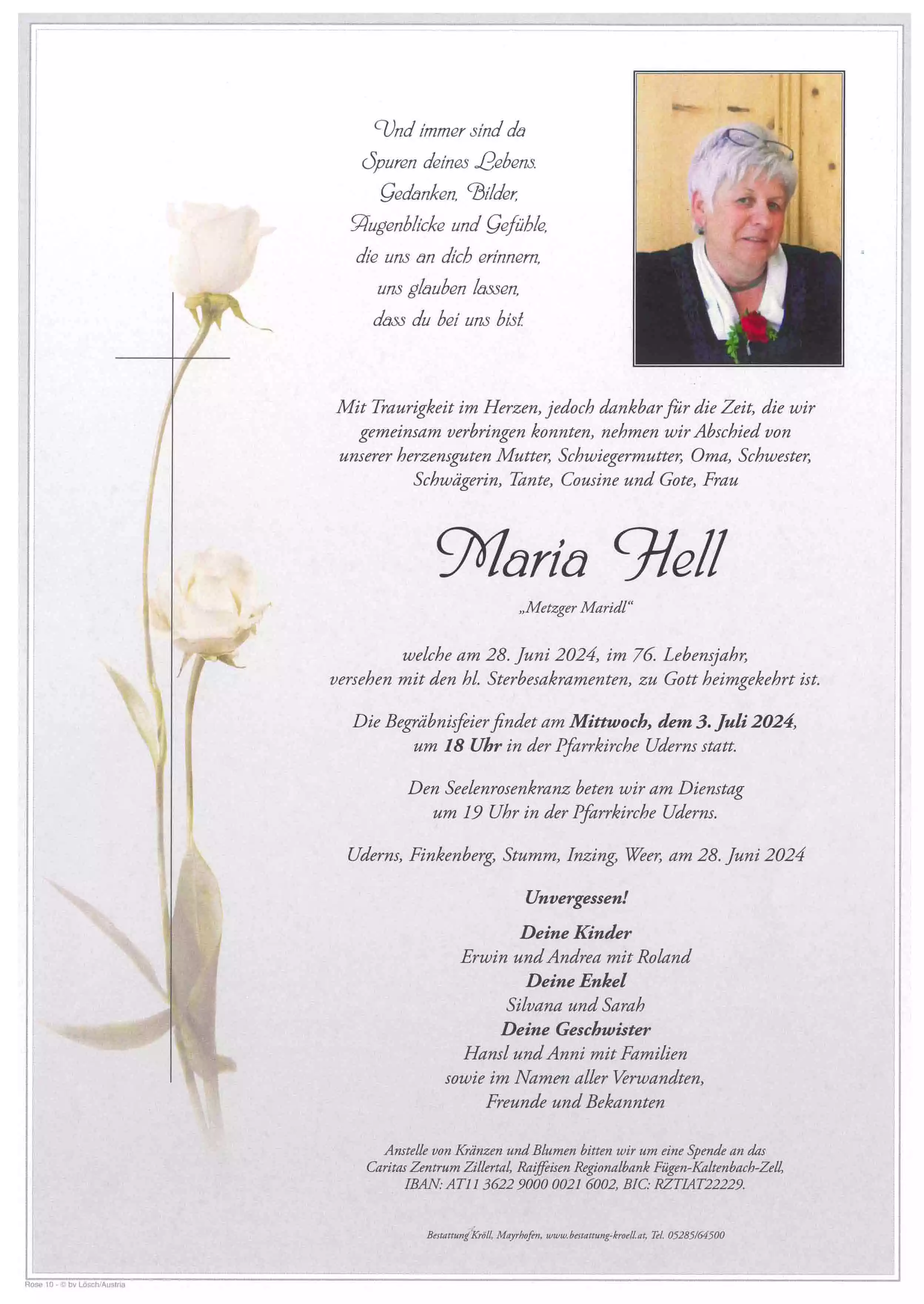 Parte von Maria Hell